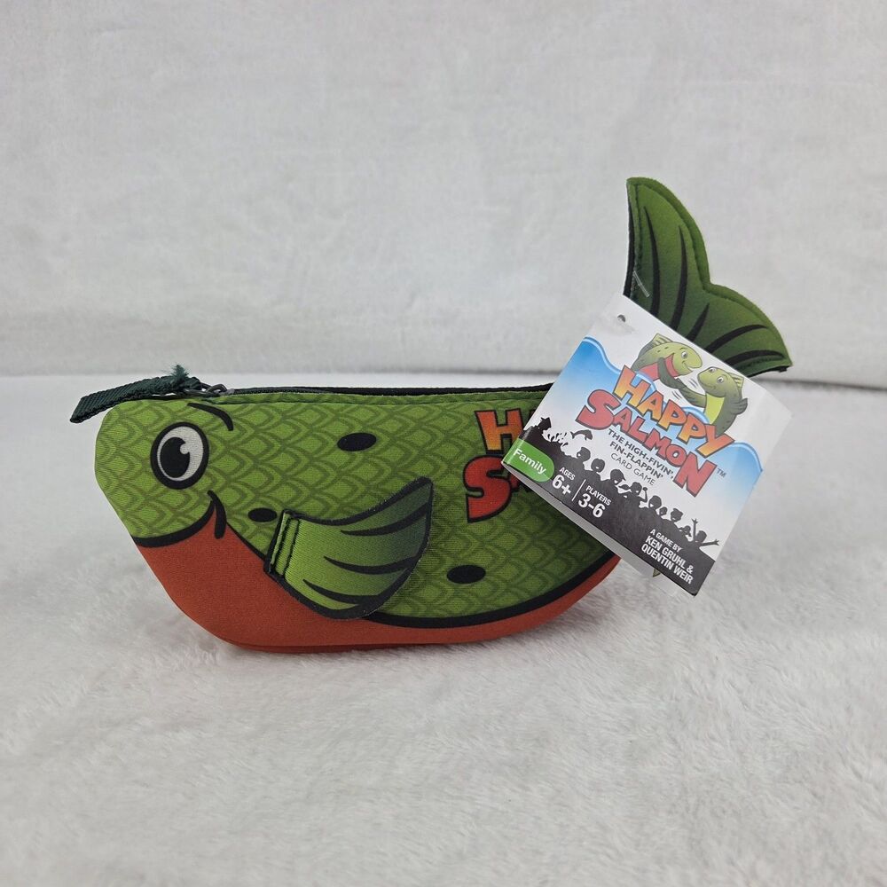 Happy Salmon Card Game North Star Games Complete Set Pouch 72 Cards Instructions